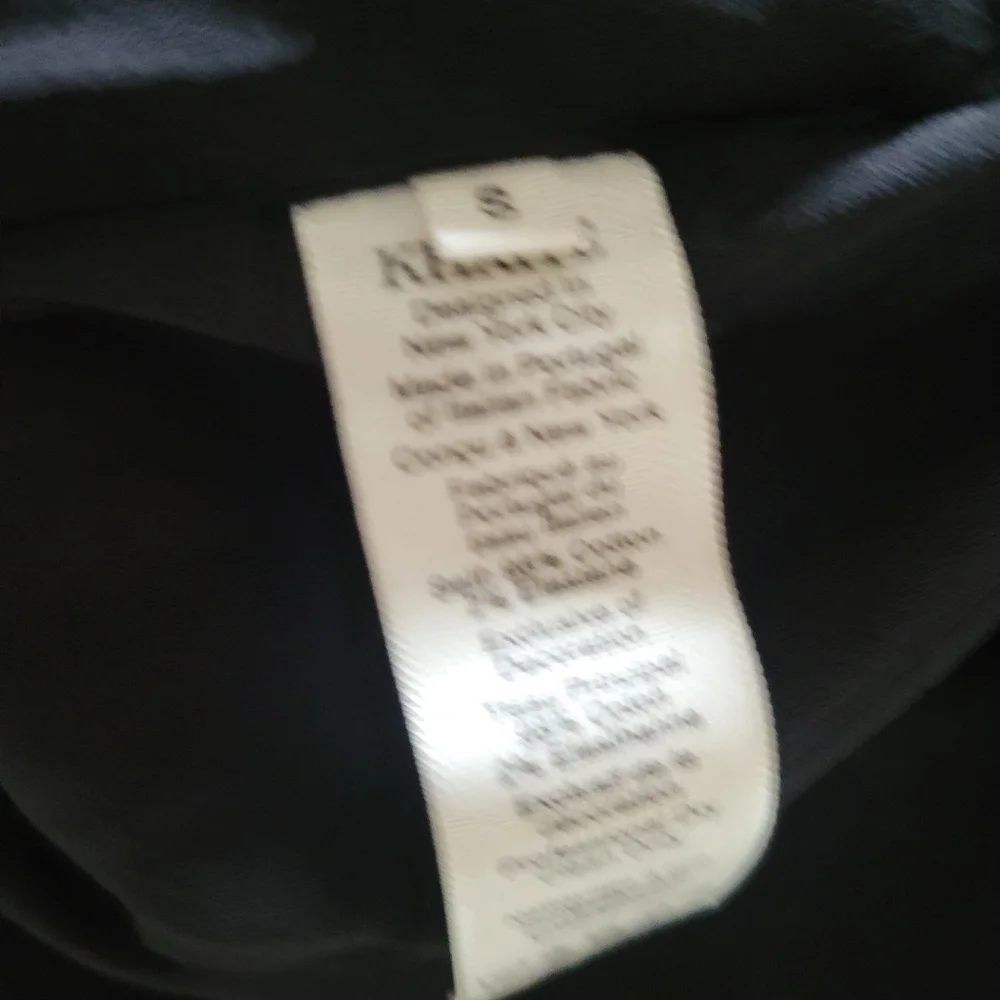 Khaite Black Spence dress in Italian stretch-cotton jersey Size Small - Picture 12 of 12